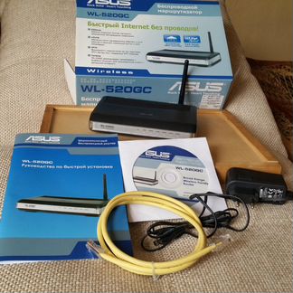 Роутер asus WL-520GC(полный комплект)