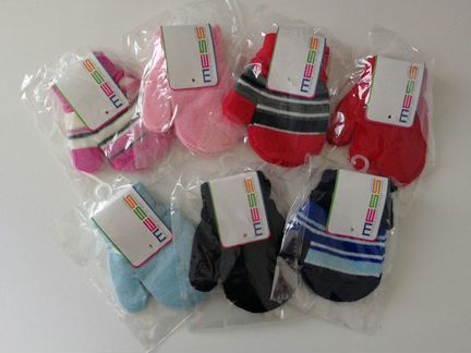 Детские варежки 1-3 года