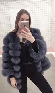 Шуба из песца