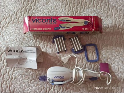 Щипцы для гофре/ выпрямления Viconte