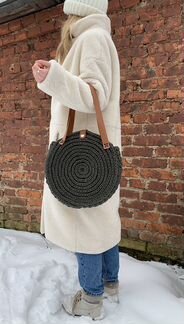 Сумка круглая ручной работы