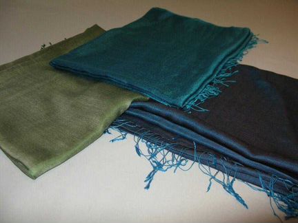 Палантин шёлк-шерсть