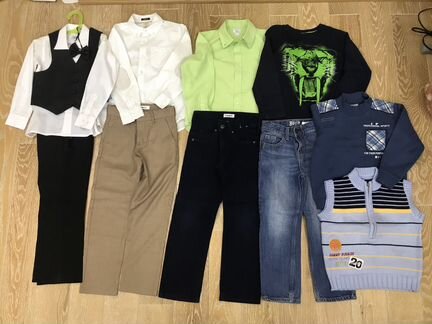 Рубашки 5-6 лет, костюм, штаны