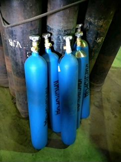 Баллоном с кислородом 10 литров