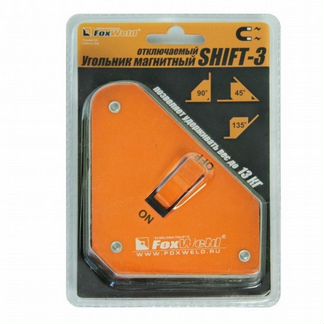 Угольник магнитный FoxWeld shift-3