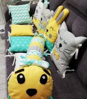 Бортики в кроватку