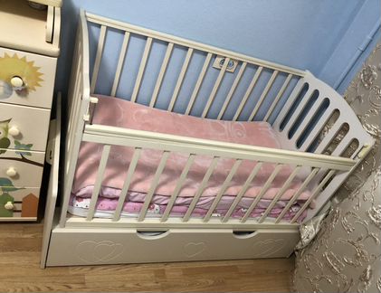 Детская автоматическая кроватка «Укачай-ка» 03 Ван