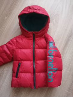 Пуховик /куртка Benetton/Бенеттон р. 2y. 90 см