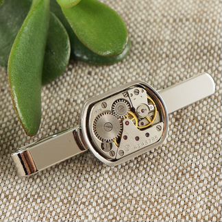 Зажим для галстука Стимпанк