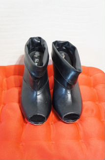 Ботильоны черные, летние, размер 37