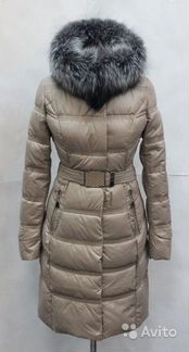 Зимний пуховик-пальто
