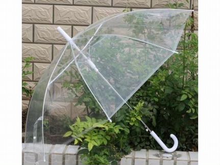 Зонт Прозрачный новый трость