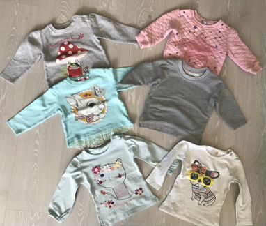 Пакетом / 7 кофточек.брючки.шапочка