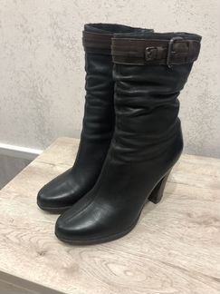Полусапожки осенние кожаные