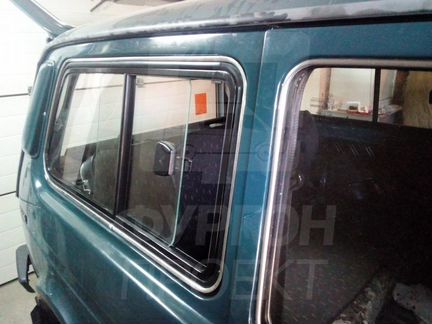 раздвижные форточки на ниву