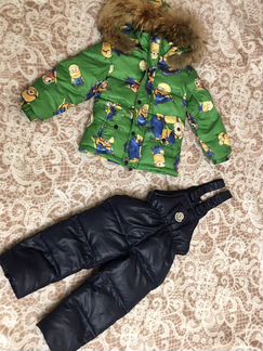 Зимний костюм moncler р.98-104