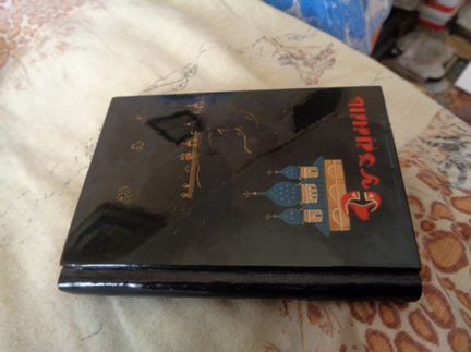 Записная книжка лаковая живопись Суздаль 1986 год