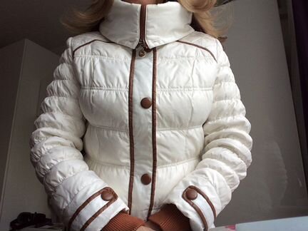 Пальто демисез.,с капюш.,44-46р, в отл.сост,б/у