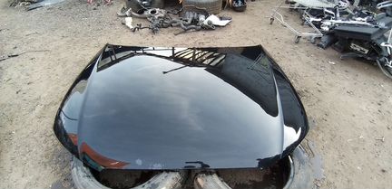 Капот Audi A4 B8 черный цвет