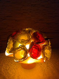 Светильник Букет пионов