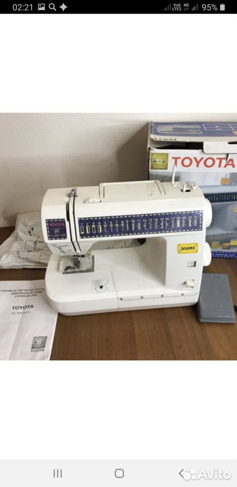 Швейная машина toyota js 021 новая 89103250630 купить 1