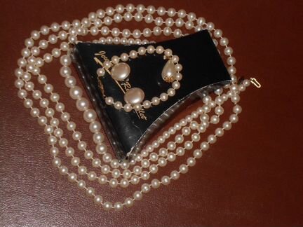 Свадебный/подарочный комплект из жемчуга