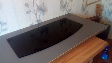 Стекло на стол черное полированное 10мм