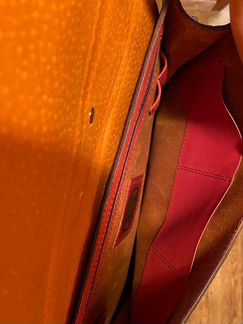 Дизайнерский кожаный портфель