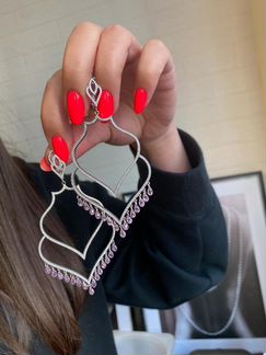 Серьги-кольца Kojewelry Raskovalova