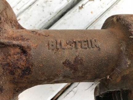 Антикварный старинный немецкий домкрат bilstein