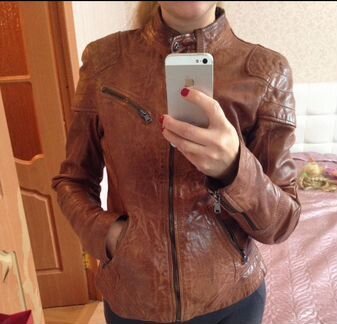 Кожаная куртка Neohit. Размер 42