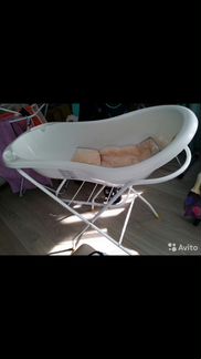 Ванночка для купания с подставкой, горка, и матрас