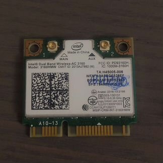Wifi модуль mini pci-e для ноутбука intel 3160hmw