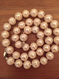 Бусы и браслет из жемчуга