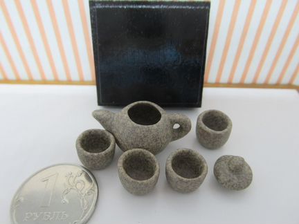 Чайный набор для кукол 1к12, Бабби. фарфор