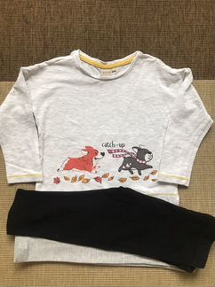 Кофта Sela лосины H&M на девочку 2-3 года