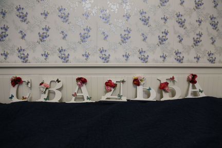 Буквы декор для свадьбы