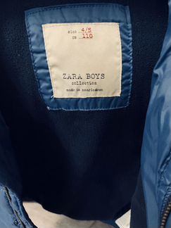 Куртка тёплая Zara для мальчика на 3 года