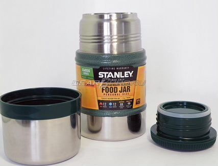 Термос для еды Stanley Classic 0.5L Vacuum Food Jar Hammertone Green