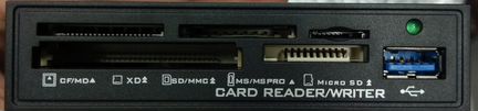 Кардридеры USB 3.0 в отсек 3.5