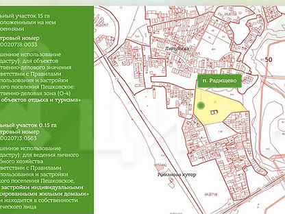 Кадастровая карта поварово