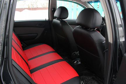 Модельные чехлы Шевроле Авео из экокожи