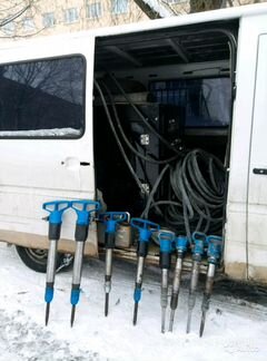 Аренда компрессора с отбойными молотками