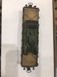 Платформа с танком 1/87 HO pico