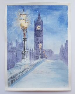 Картина акварелью 