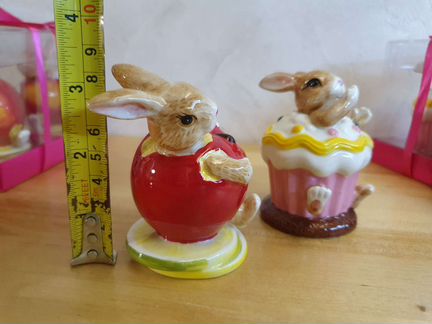 Фигурки Зайки - цена за 2 шт