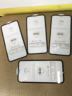 Бронестекла 6D iPhone XR