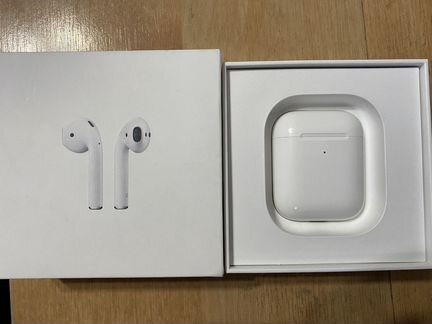 AirPods 2 с беспроводной зарядкой, оригинал