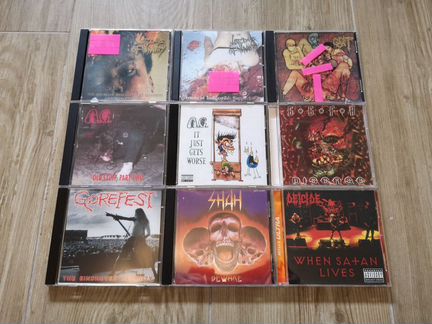 Компакт Диски (CD-R) с Тяжёлой Музыкой