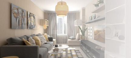 1-к квартира, 41.1 м², 17/21 эт.